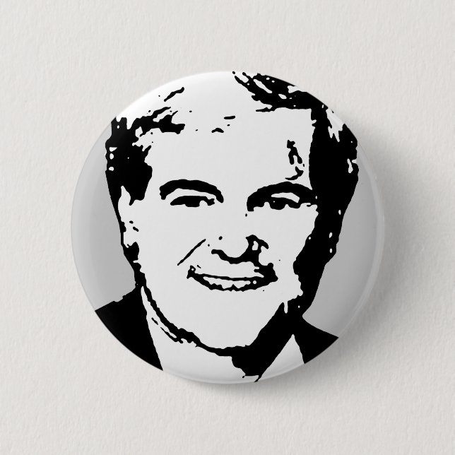 Newt Gingrich Gear Button (Vorderseite)