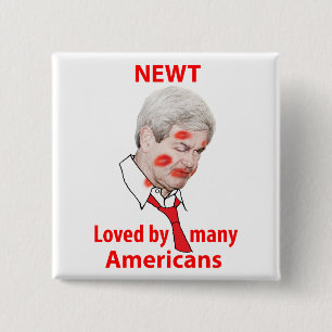 Newt Gingrich, geliebt von vielen Amerikanern Button