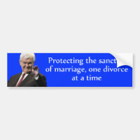 Newt Gingrich: Schützen der Heiligkeit der Heirat