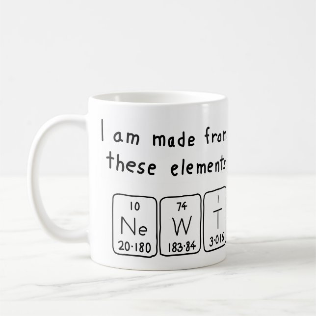 Newt Periodenname Tasse (Links)