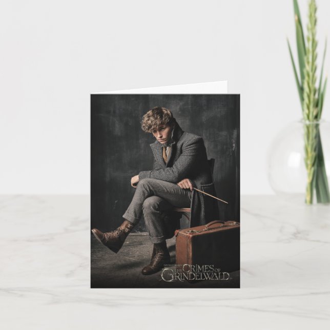 NEWT SCAMANDER™ Foto Karte (Vorderseite)