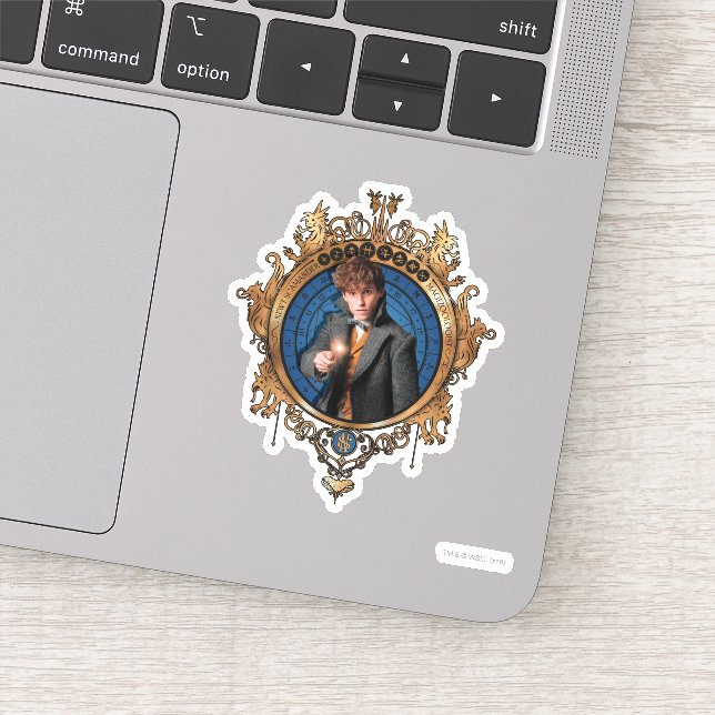 NEWT SCAMANDER™-Portrait Aufkleber (Detail)