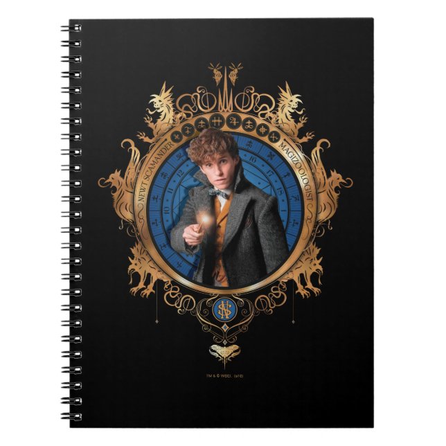 NEWT SCAMANDER™-Portrait Notizblock (Vorderseite)