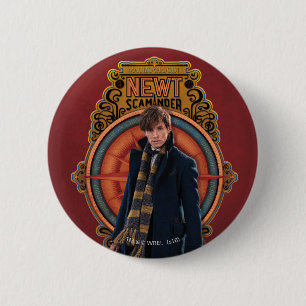 NEWT SCAMANDER™ Stehend Art Nouveau Panel Button