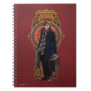 NEWT SCAMANDER™ Stehend Art Nouveau Panel Notizblock