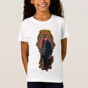NEWT SCAMANDER™ Stehend Art Nouveau Panel T-Shirt