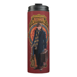 NEWT SCAMANDER™ Stehend Art Nouveau Panel Thermosbecher