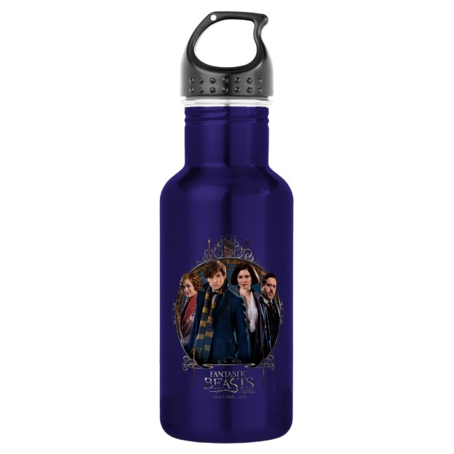 NEWT SCAMANDER™ und Company Art Nouveau Frame Edelstahlflasche (Vorderseite)