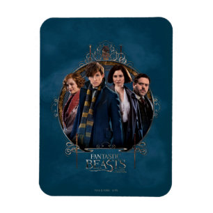 NEWT SCAMANDER™ und Company Art Nouveau Frame Magnet