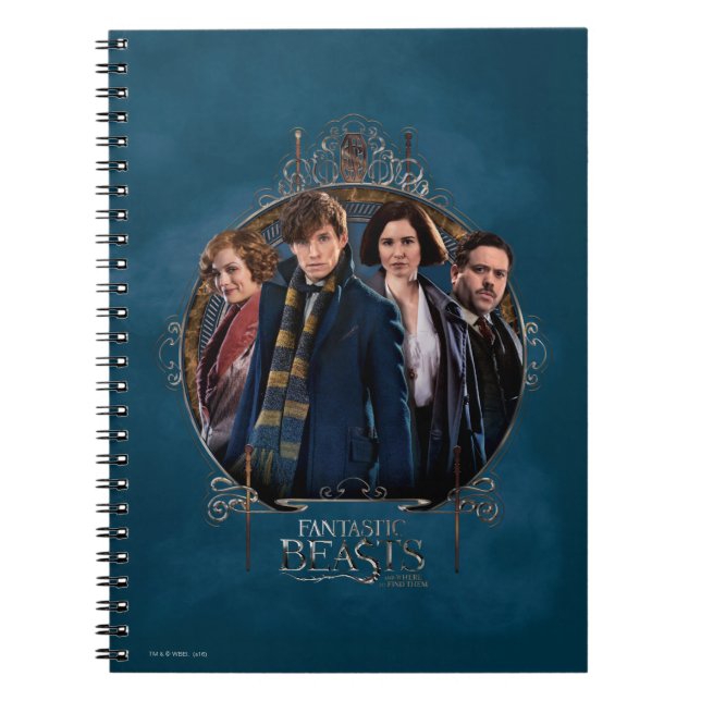 NEWT SCAMANDER™ und Company Art Nouveau Frame Notizblock (Vorderseite)