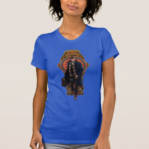 NEWT SCAMANDER™ Walking Art Nouveau Panel T-Shirt