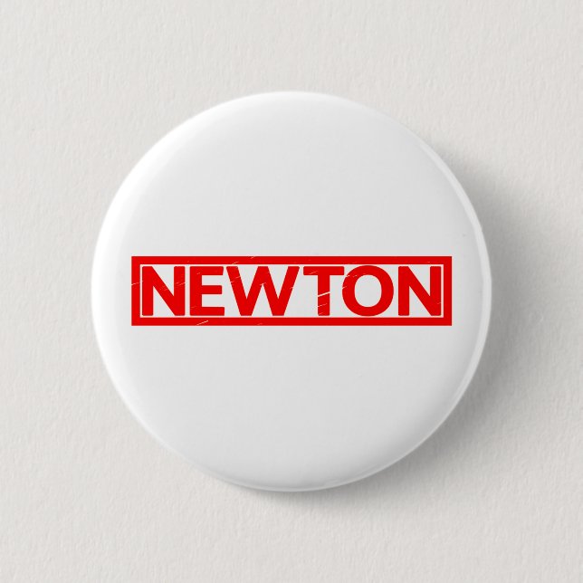 Newton-Briefmarke Button (Vorderseite)