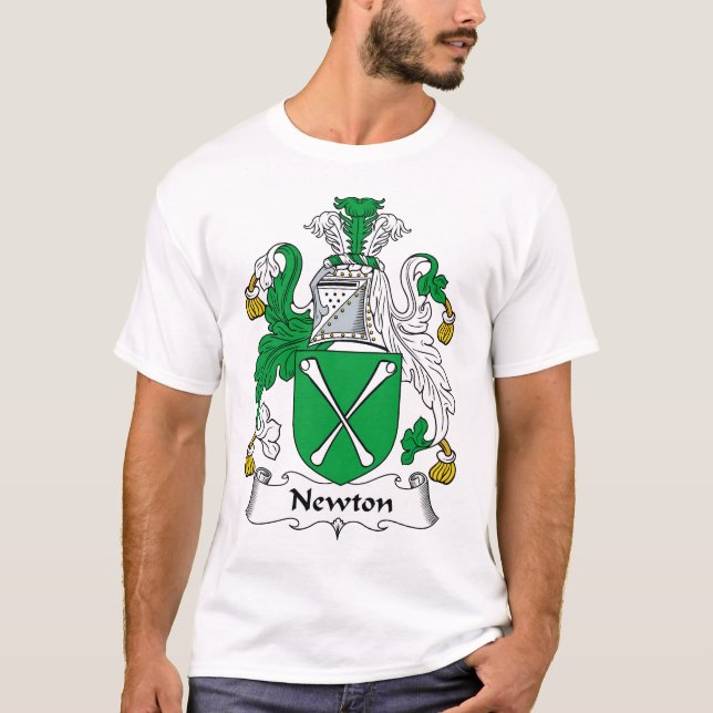 Newton-Familienwappen T-Shirt (Vorderseite)