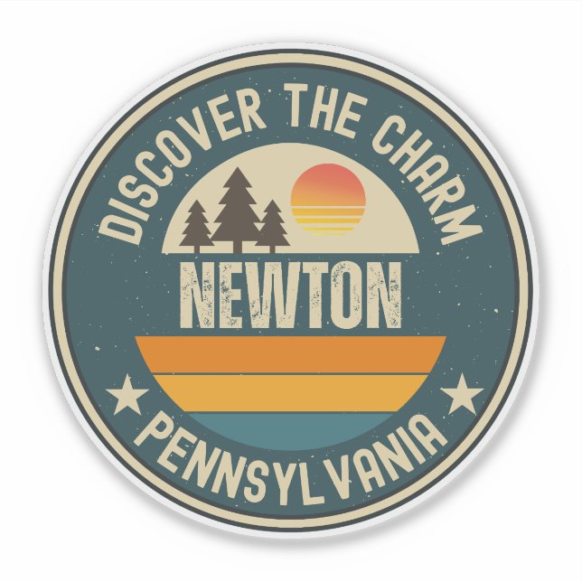 Newton, Pennsylvania Aufkleber (Vorderseite)