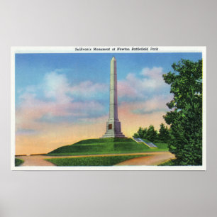 Newton-Schlachtfeld-Park-Ansicht Poster