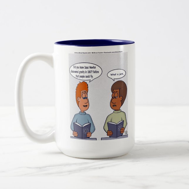 Newton-Tasse Zweifarbige Tasse (Links)