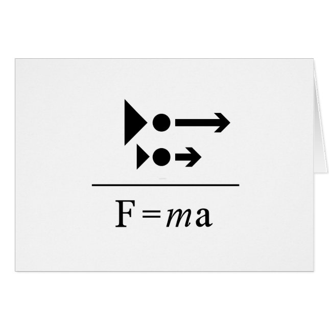 Newtons zweites Gesetz (Vorderseite (Horizontal))