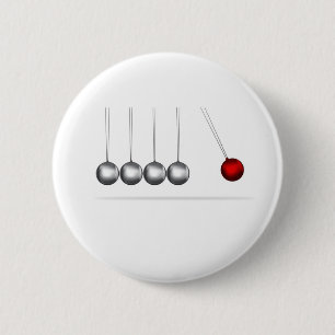 Newtonwiegensilber-Ballkonzept Button