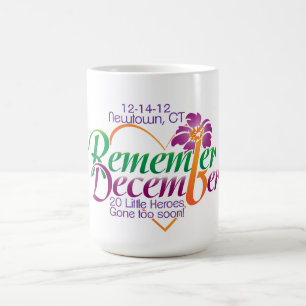 Newtown Remember December Memorial Kaffeetasse