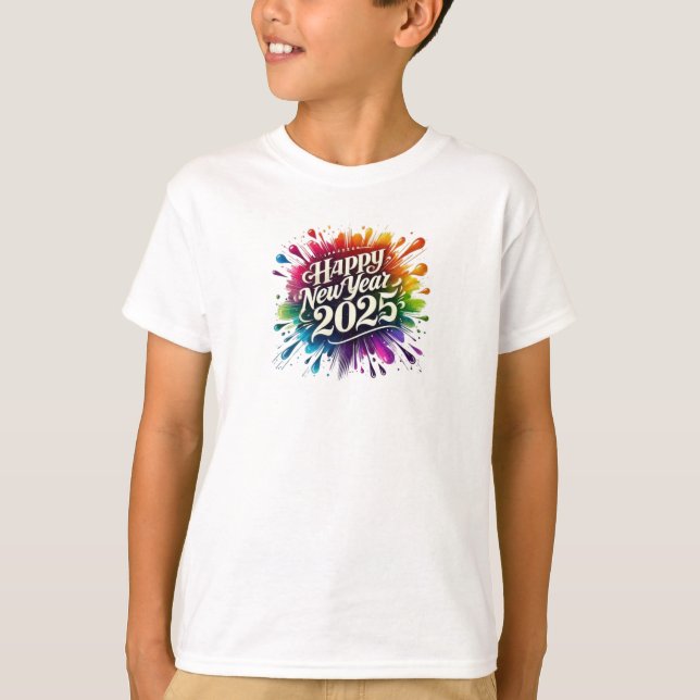 #NewYear2025 T-Shirt (Vorderseite)