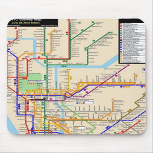 Newyork Untergrundbahn Mousepad
