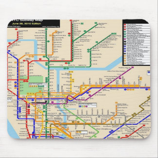 Newyork Untergrundbahn Mousepad