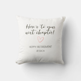 Next Chapter Personalized Retirement Gift Kissen