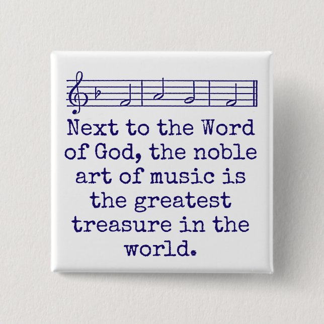 Next To The Word Of God - Music Quote  Button (Vorderseite)
