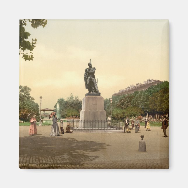 Ney's Memorial, Metz, Deutschland Magnet (Vorne)