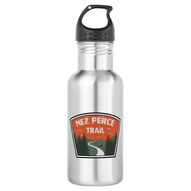Nez Perce Trail Edelstahlflasche (Vorderseite)
