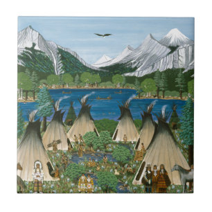 Nez Perce ~ Wallowa Lake Fliese