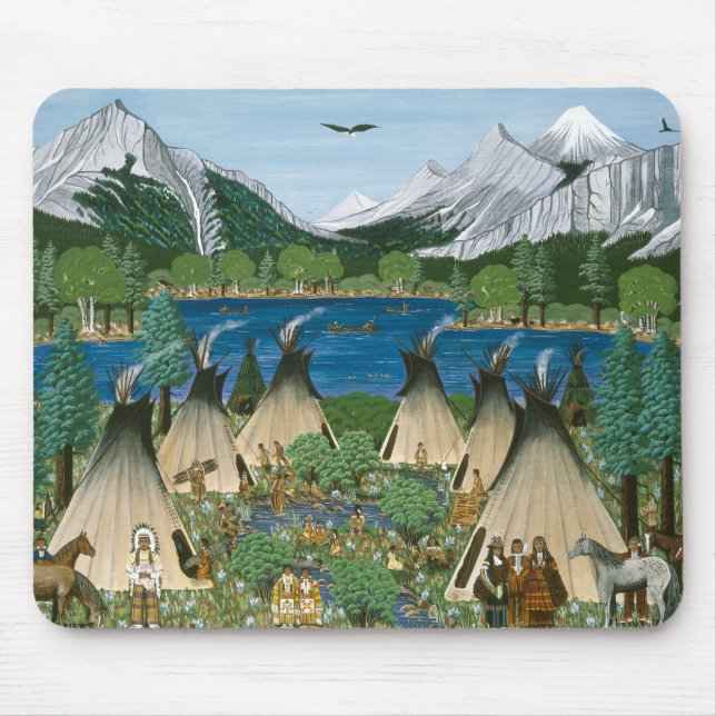 Nez Perce ~ Wallowa Lake Mousepad (Vorne)