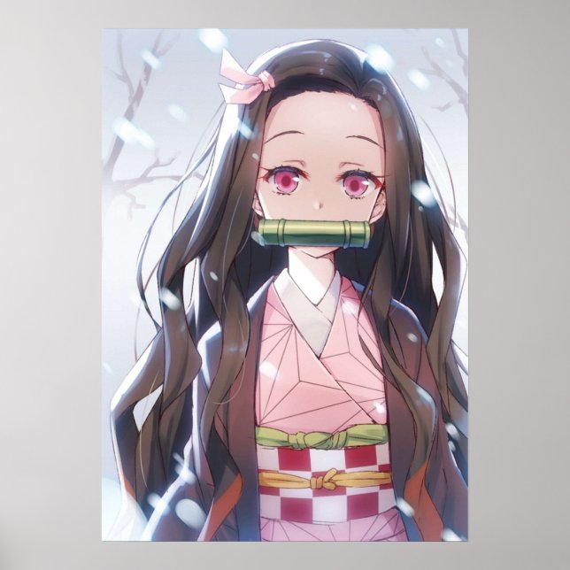 Nezuko Anime Kimetsu no Yaiba Poster (Vorne)
