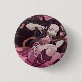 Nezuko Kamado Button
