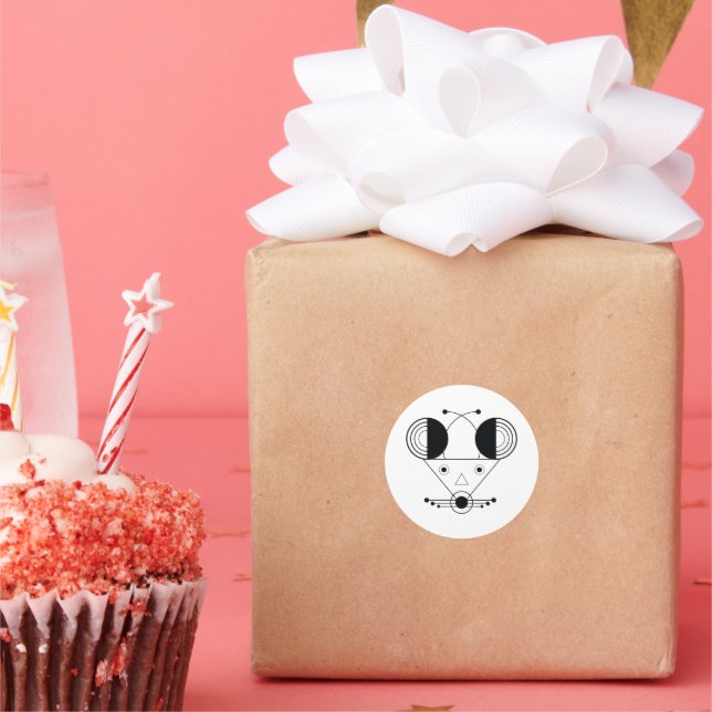 Nezumi Rat Sign Sticker - Sharp Lines Edition (Party)