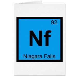 Nf - Niagara Falls New York Chemie-Symbol