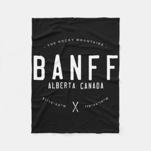Nff Alberta Canada Graphic Distressed Vintag Ski Fleecedecke
