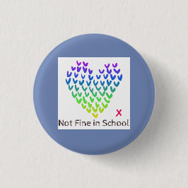 NFIS kleines Abzeichen (blau) Button