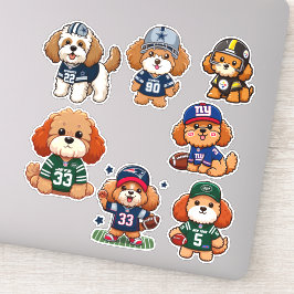 NFL Cavoodles Aufkleber
