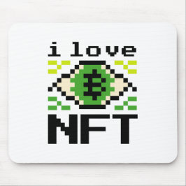NFT Crypto art Bossica Mouse Pad Mousepad