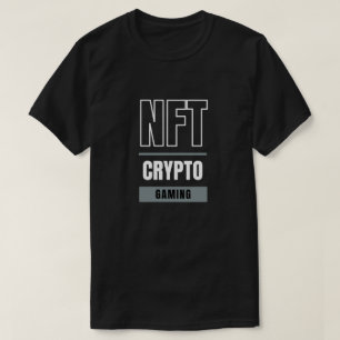 NFT Crypto Gaming T - Shirt Digitale Kunst & Block