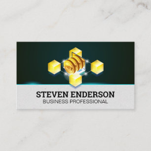 NFT   Krypto   Blockchain Finance Visitenkarte