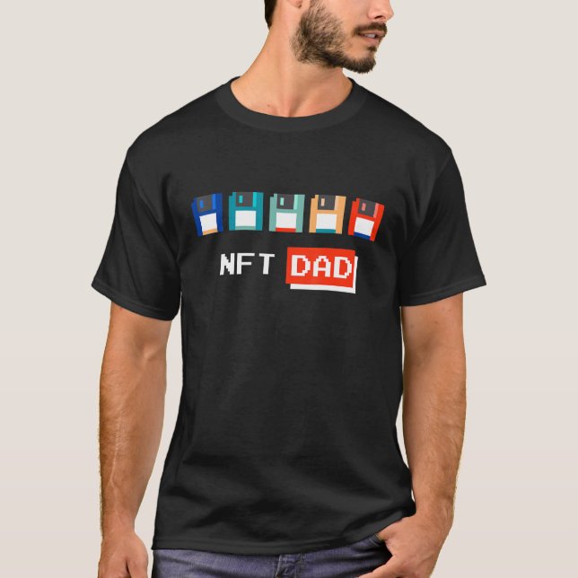 Nft Vater S Crypto Nft T-Shirt (Vorderseite)