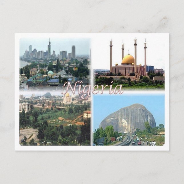 NG Nigeria Postkarte (Vorderseite)