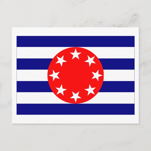 Ngarchelong Flag Postkarte (Vorderseite)