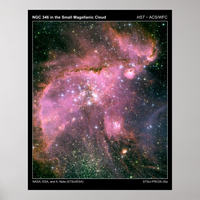 NGC346InThe SmallMagellanicCloud-20 Poster (Vorne)