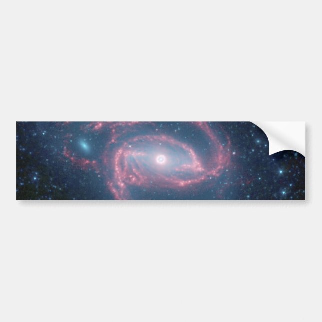 NGC 1097 Gekochte Galaxie der Nacht Autoaufkleber (Vorne)