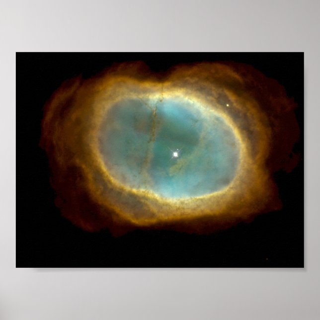 NGC 3132, Acht-Burst-Nebel, Südring Poster (Vorne)