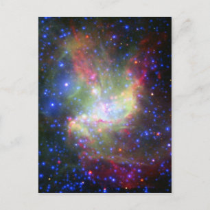 NGC 346-Sternencluster-Nebel in Tucana Postkarte