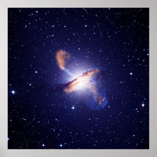 NGC 5128 Centaurus A Galaxy NASA Poster